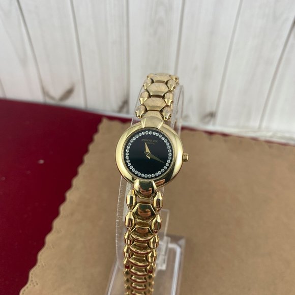 Vintage Raymond Weil Geneve 18 Karat 10 micron thick Gold Plated  Swiss Watch - Picture 2 of 7